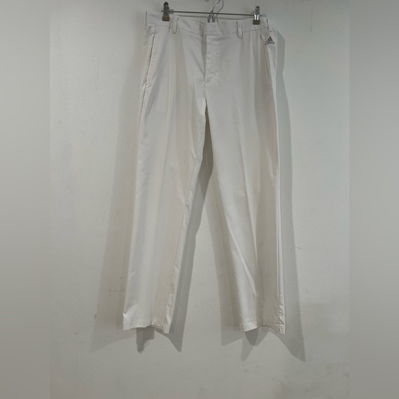 adidas Men's  chino  golf  Pans size 34x34 white - Picture 1 of 10